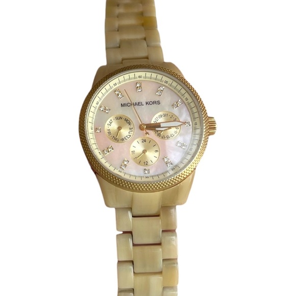 Michael Kors Women\'s MK5039 Ritz Horn Gold Watch main image 6